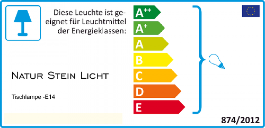 Tischlampe V  Balu1900 + Alabaster G12 natur